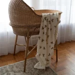 Blanket - Muslin Tassel - Bear Pattern
