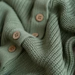 Knitted Sleep Suit, Hat & Booties Set - Organic Cotton