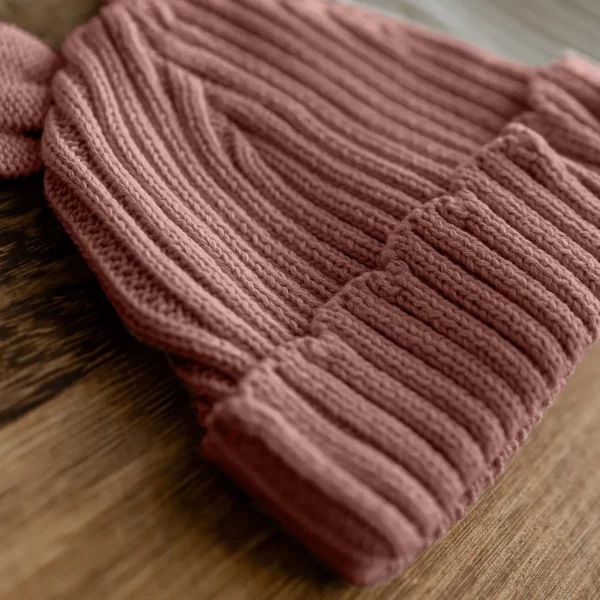 Knitted Teddy Bear Ear Hat